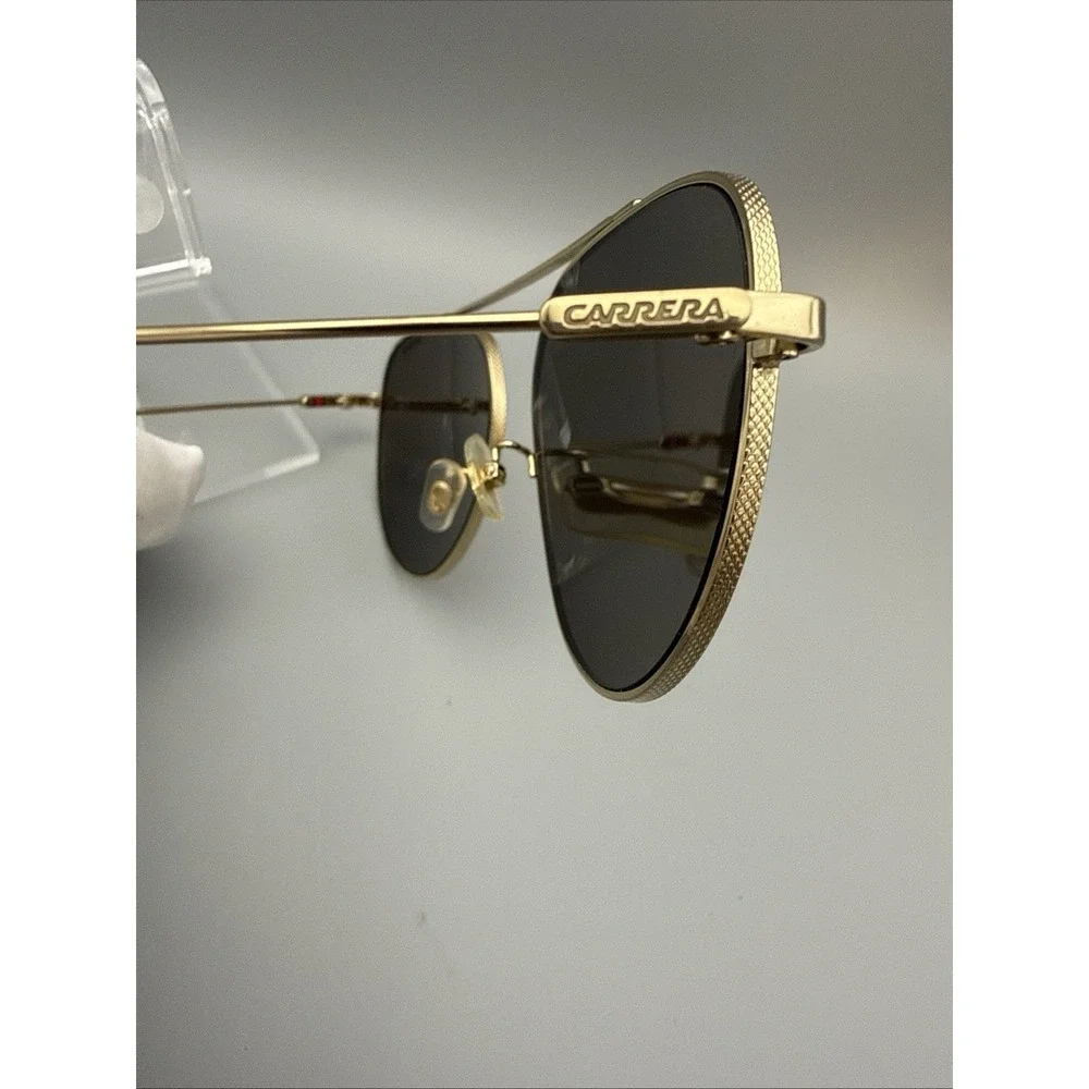 Carrera Authentic 188/G/S Gold Aviator Sunglasses J5GIR Luxury Memory Metal Rich